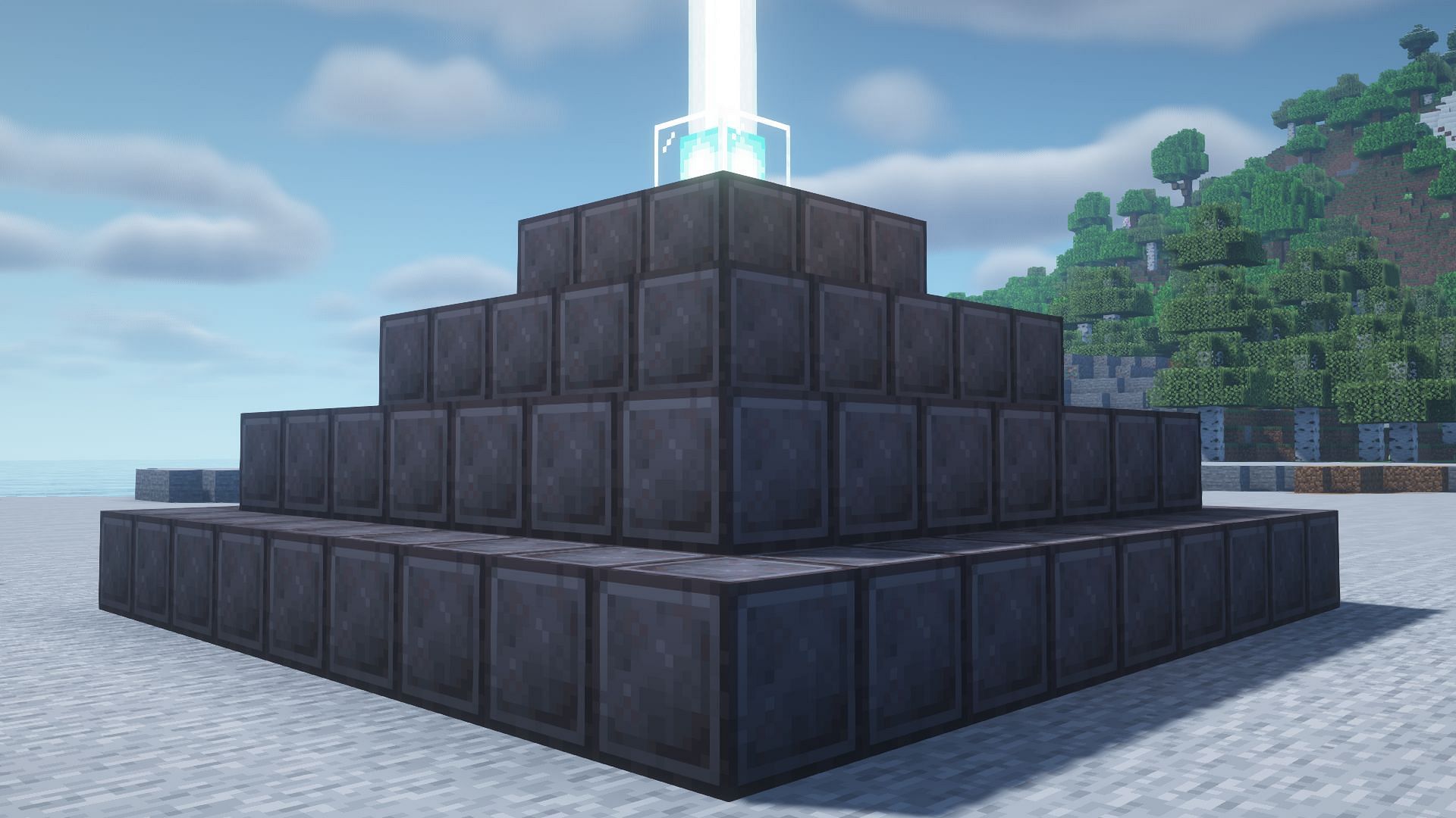 Players can also use netherite ingots to make blocks and use it in beacons (Image via Minecraft)