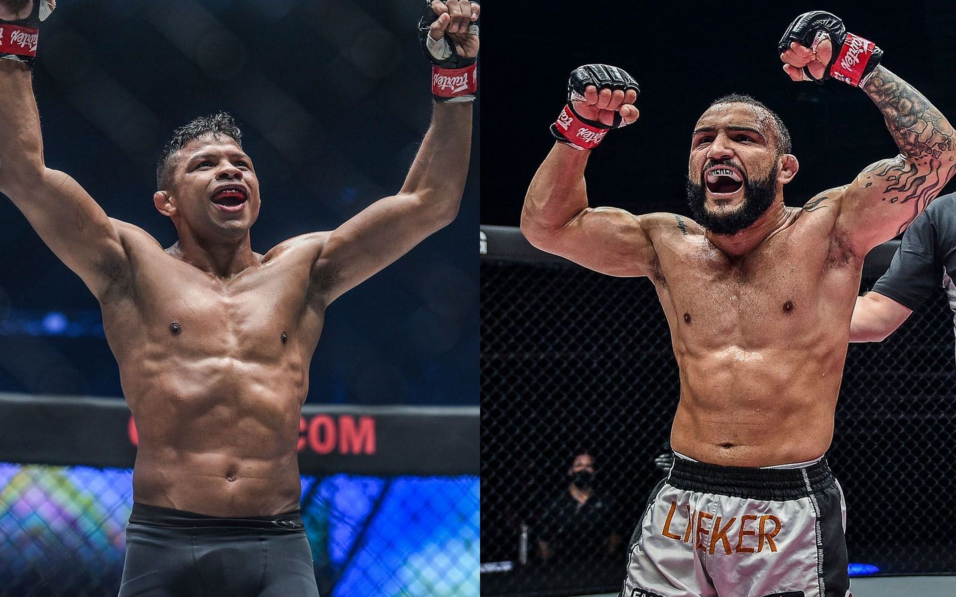 Bibiano Fernandes (Left) and John Lineker (Right) are both inspired by faith. | [Photos: ONE Championship]