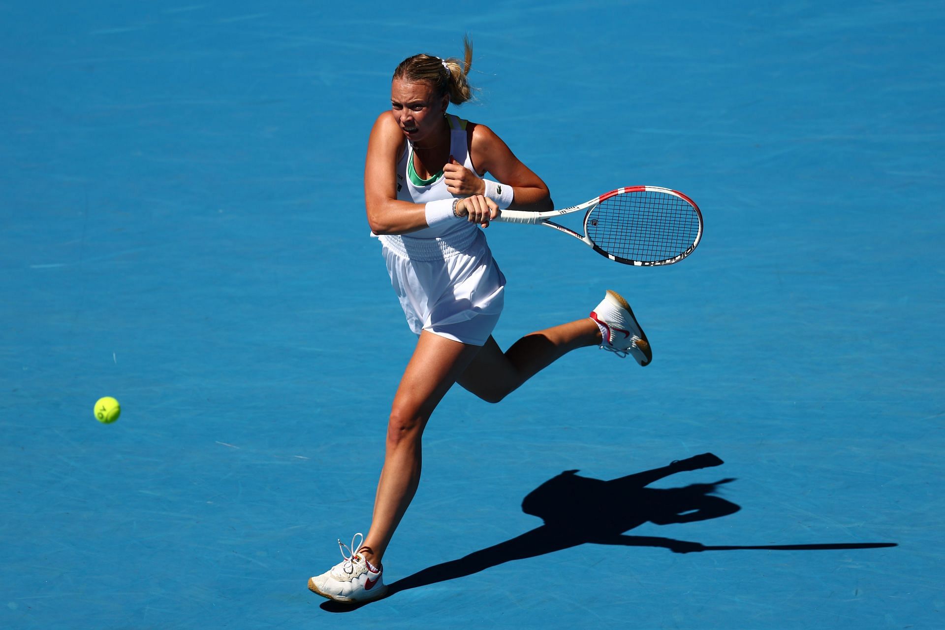 Kontaveit at the 2022 Australian Open.