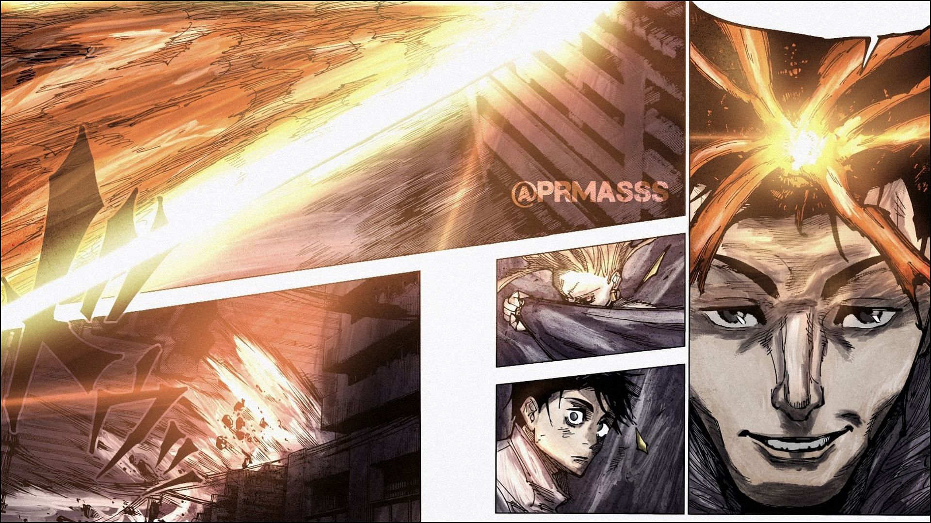 Ishigori launches his attack in the Jujutsu Kaisen manga (Image via Shueisha, colorization by @PRMASSS)