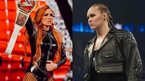 Becky Lynch reacts to Ronda Rousey announcing her WrestleMania opponent