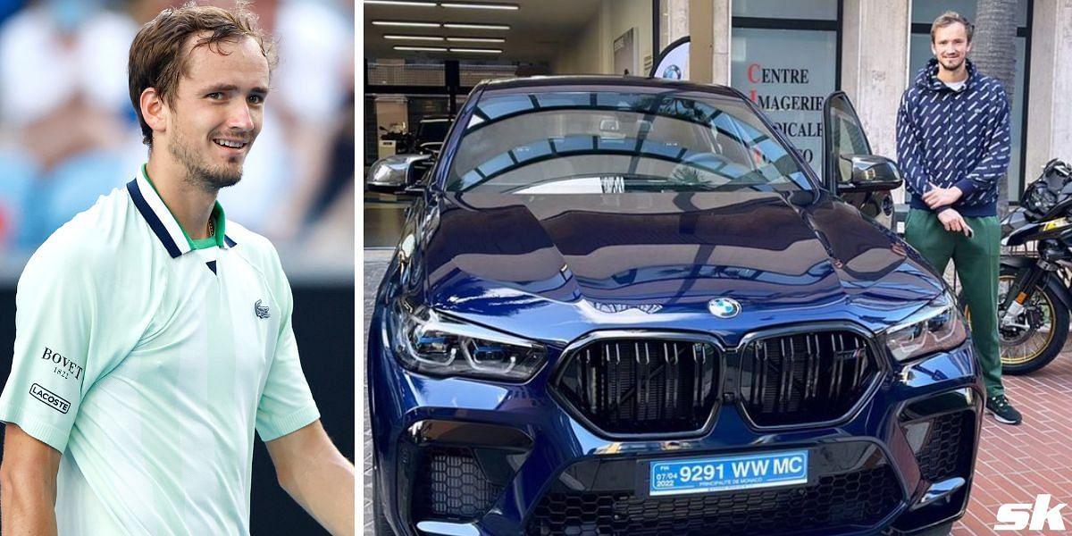Daniil Medvedev got himself a BMW for his 26th birthday (pic credit: Medvedev&#039;s Instagram handle)