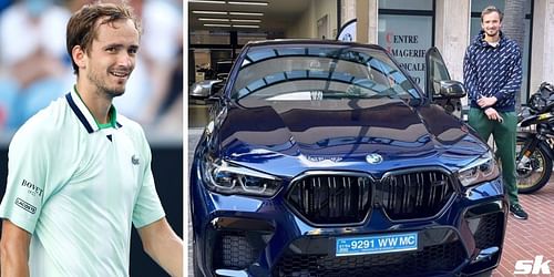 Daniil Medvedev got himself a BMW for his 26th birthday (pic credit: Medvedev's Instagram handle)