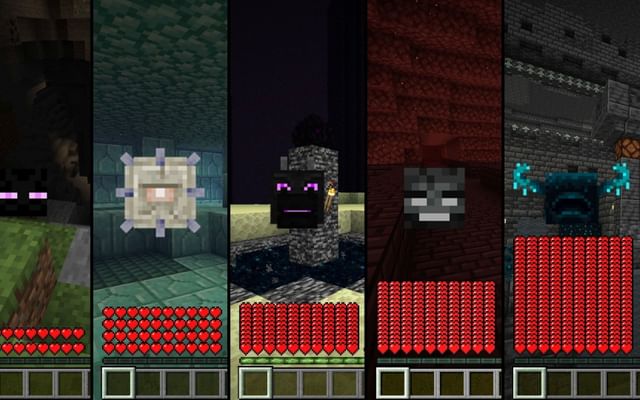 Redditor shows Warden&rsquo;s health bar comparison in Minecraft 1.19