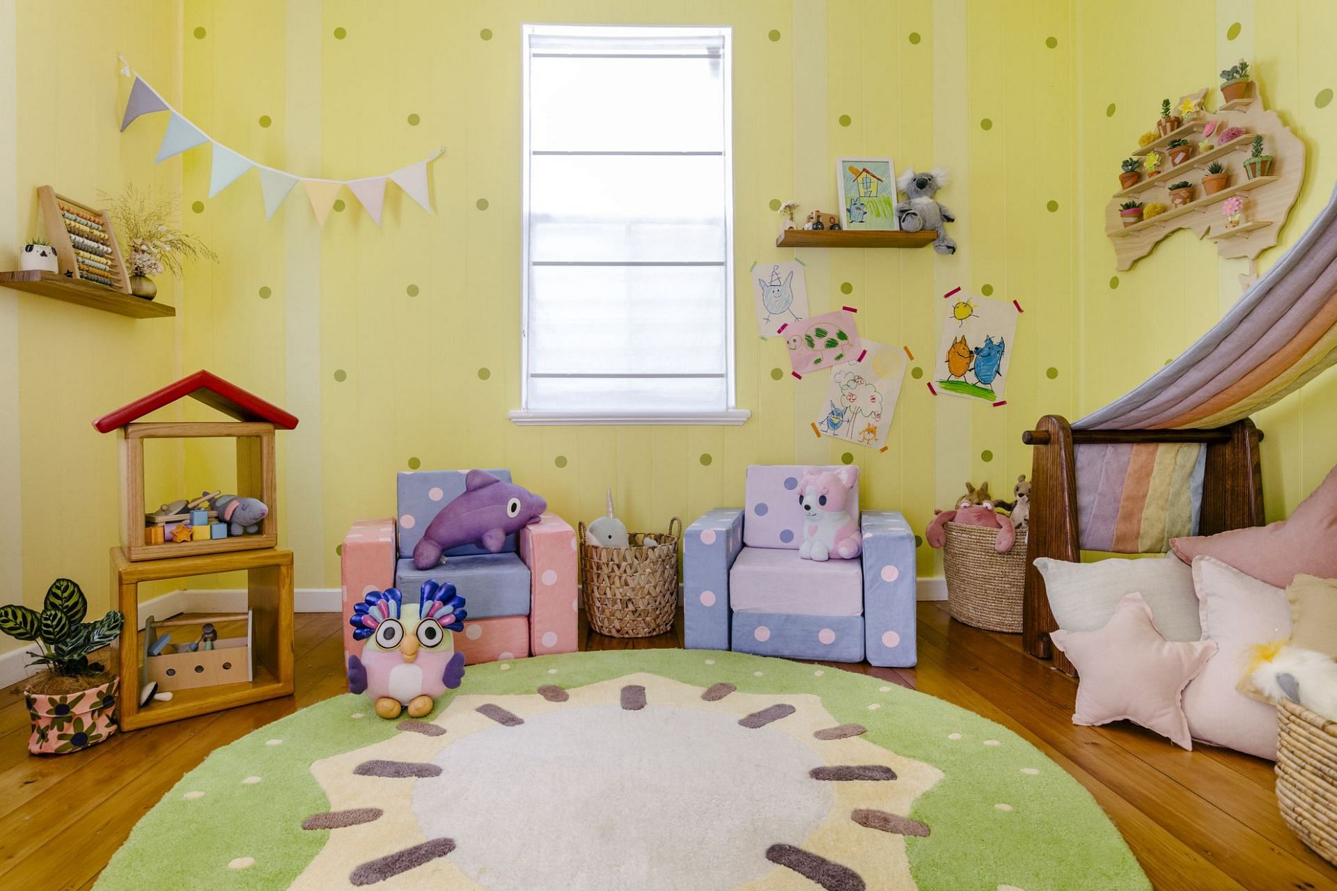 The Airbnb Heeler house playroom (Image via Airbnb)