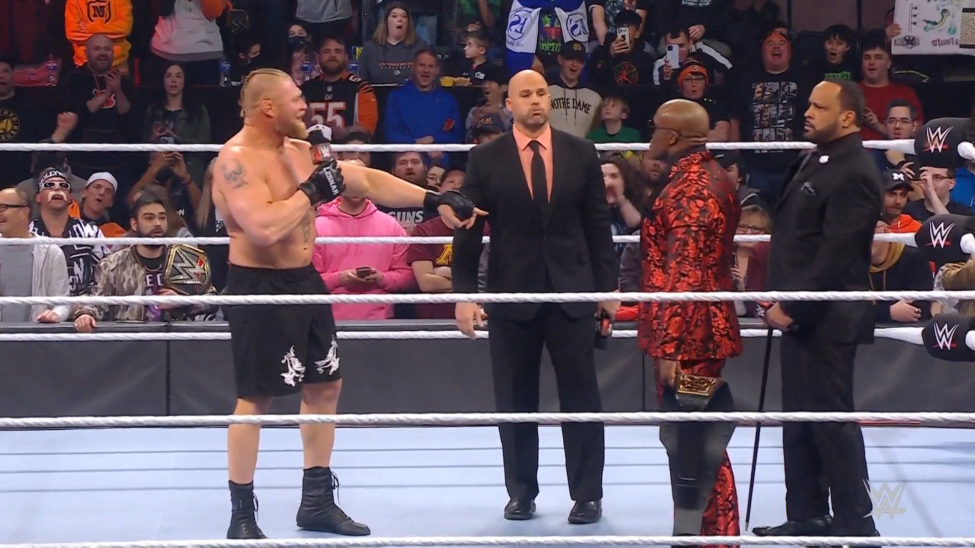 Brock Lesnar was on WWE RAW this week.