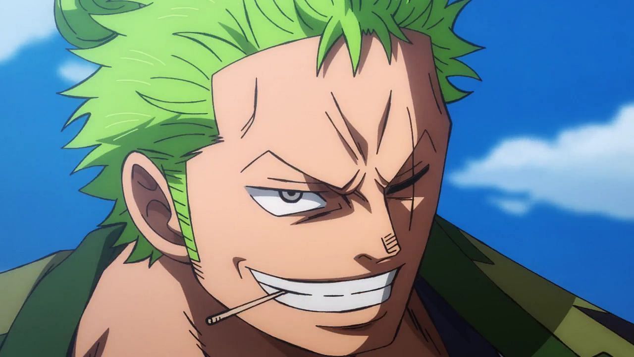 Zoro as seen during the One Piece anime