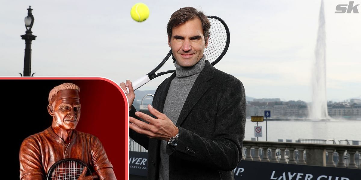 Maitre Chocolatier is making a life-size statue of Roger Federer