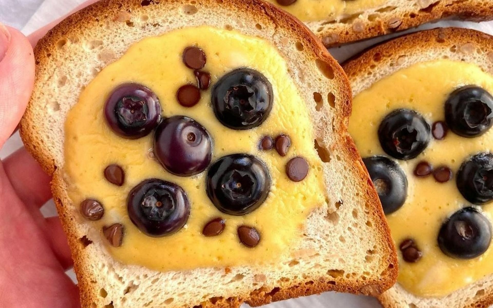 Custard toast goes viral on TikTok (Image via jacklovespb/Instagram)