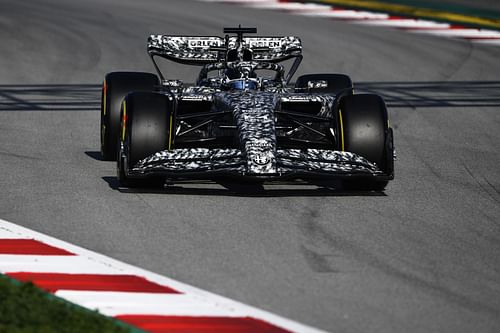 Alfa Romeo had the fewest number of laps on the first day of pre-season testing (Photo by Rudy Carezzevoli/Getty Images)