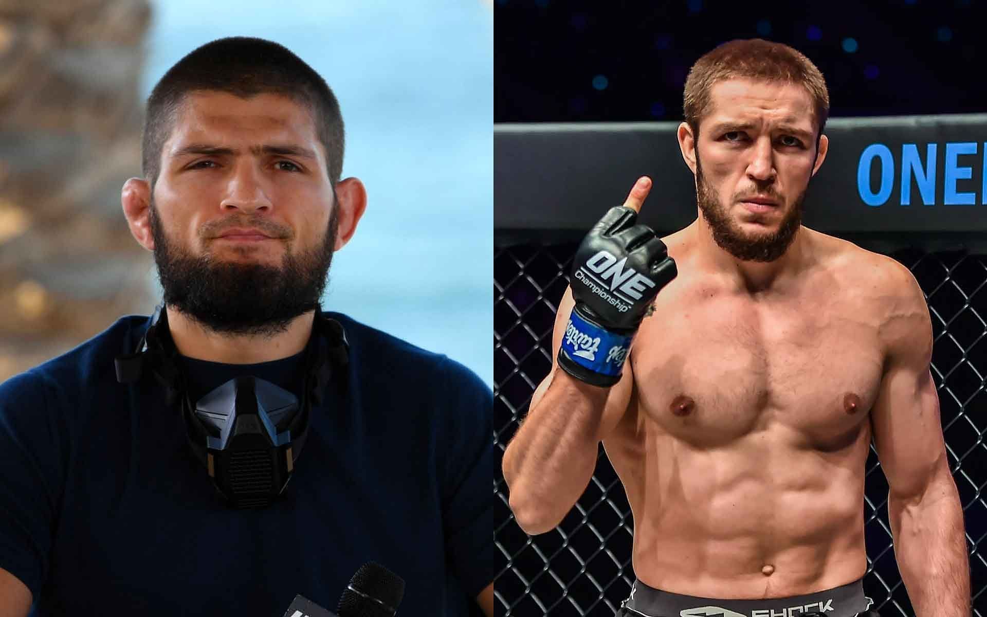 Khabib Nurmagomedov (left), Saygid Izagakhmaev (right) [Photo: ONE Championship]