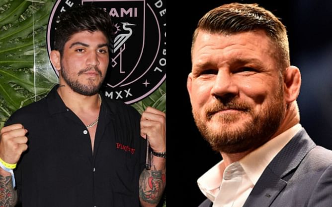 "100k to you if I lose" - Dillon Danis challenges "one-eyed b*tch" Michael Bisping to street fight