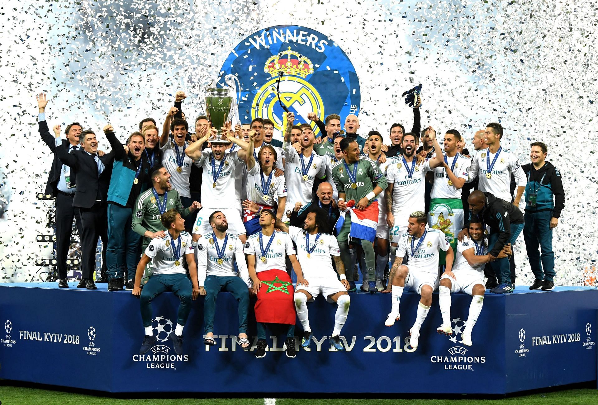 Real Madrid beat Liverpool in 2018 and won their third consecutive UCL title