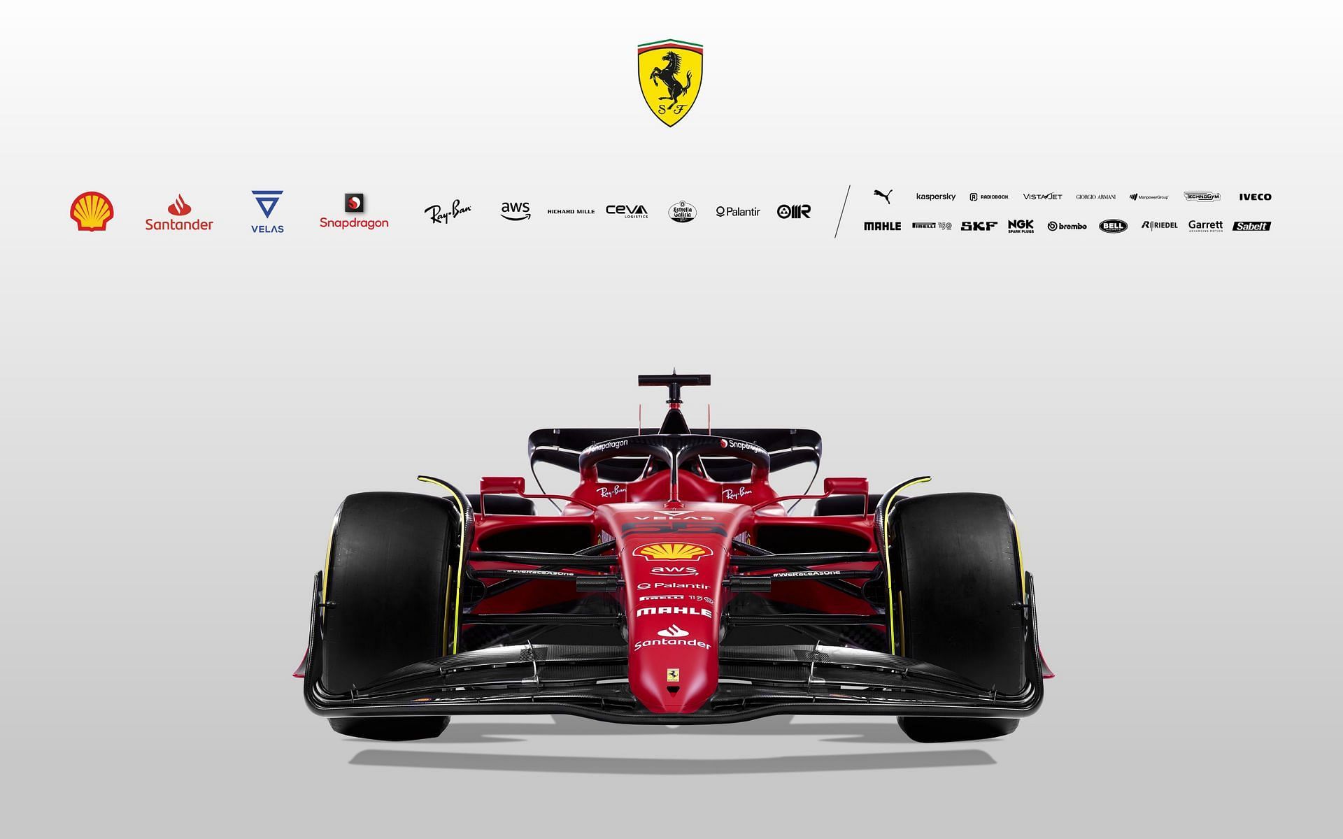 The brand new Ferrari F1-75 was unveiled earlier today