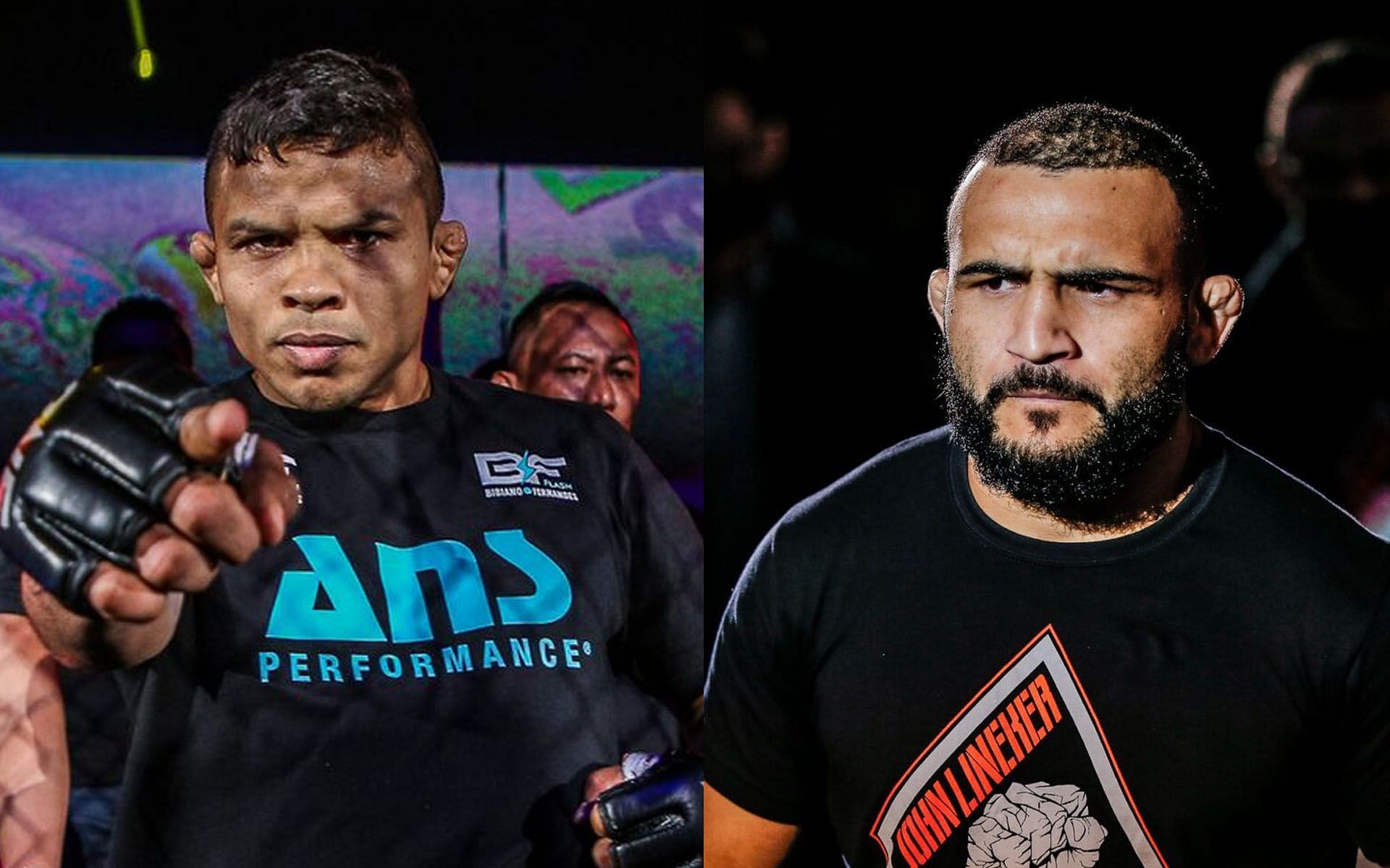 A few months have passed since Bibiano Fernandes (Left) and John Lineker (Right) had a faceoff, but their feelings have not changed. | [Photo: ONE Championship]