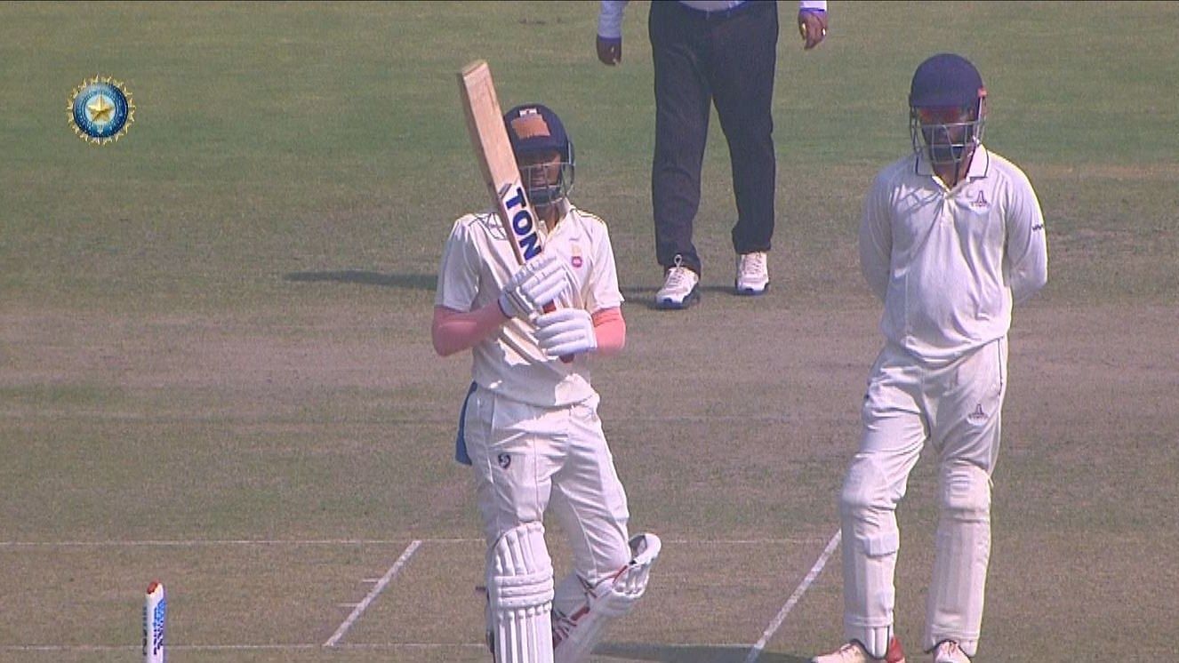 Yash Dhull becomes 3rd batter to hit a hundred in each innings on Ranji Trophy debut