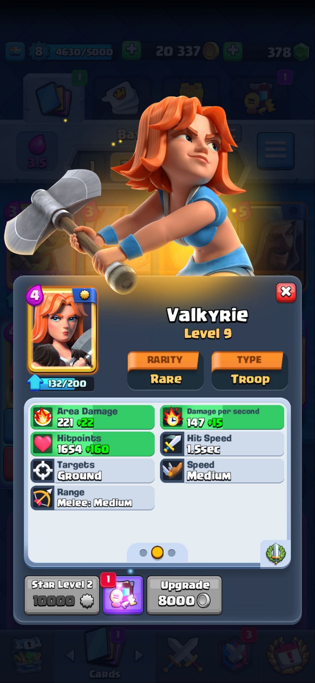 Valkerie clash royale