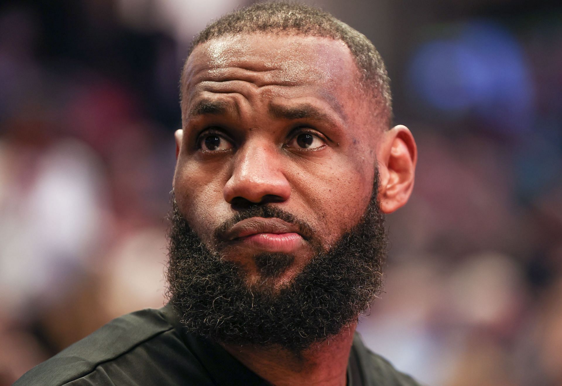 LA Lakers superstar LeBron James at the 2022 NBA All-Star Game