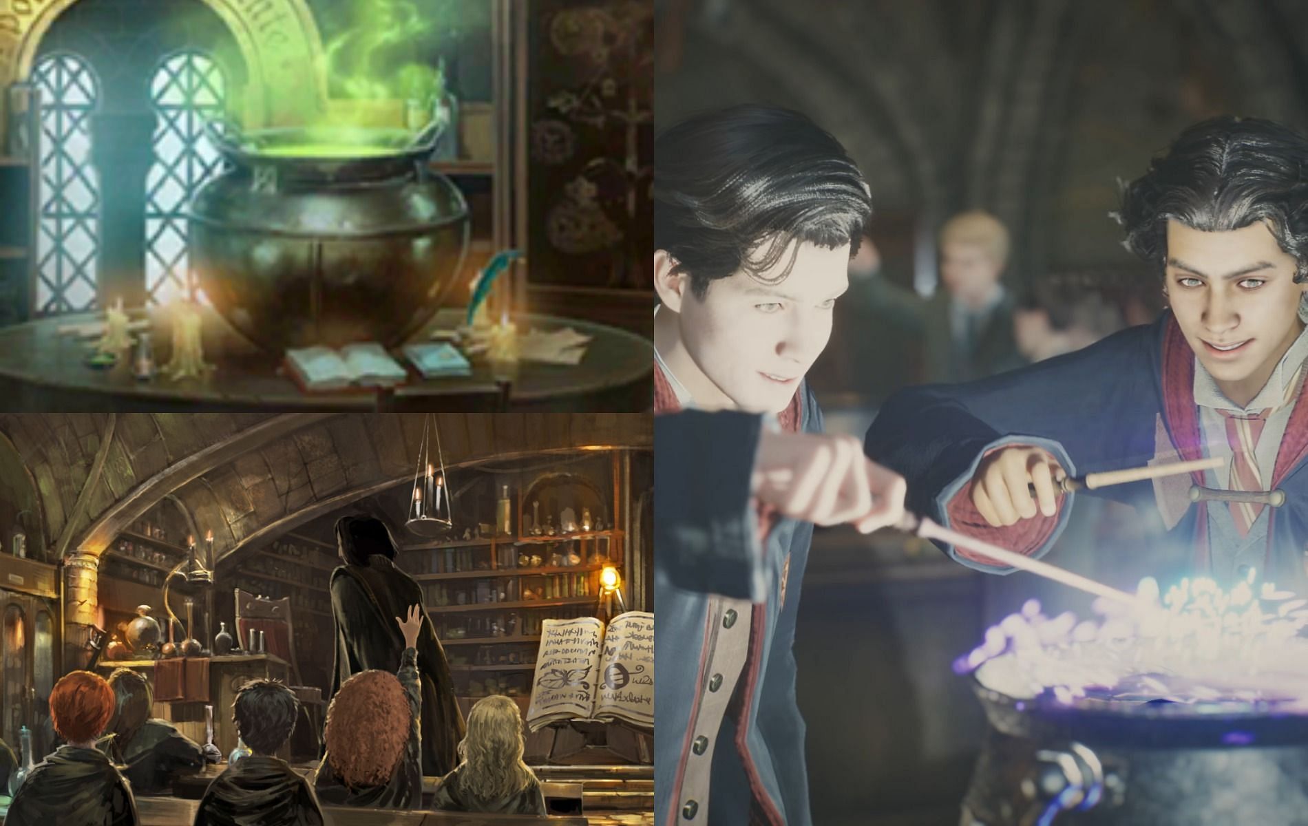 What will be the different kinds of potions in Hogwarts Legacy (Image via Sportskeeda)