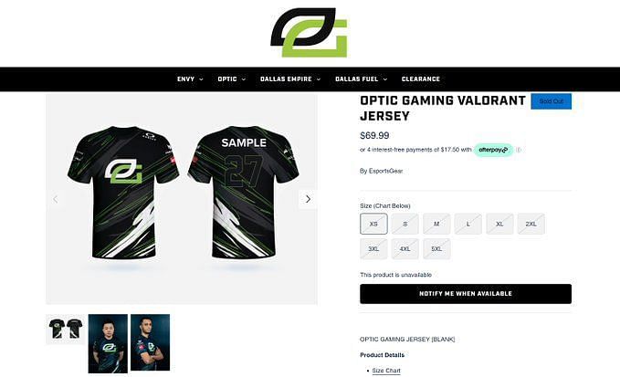 Call of Duty Dallas Empire Jersey