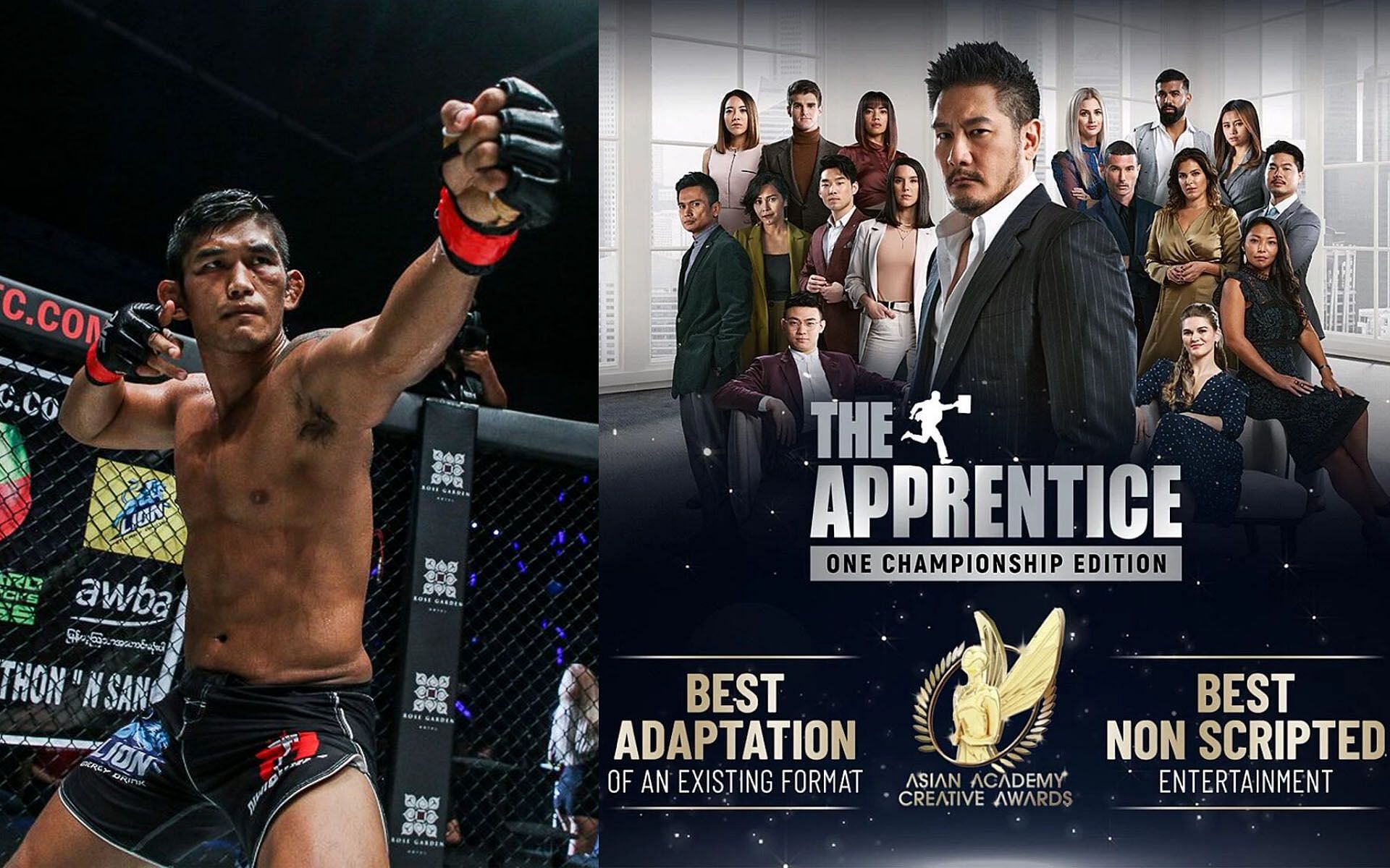 Aung La N Sang (Left) missed out on being a part of the award-winning show, The Apprentice: ONE Championship Edition. | [Photos: ONE Championship]