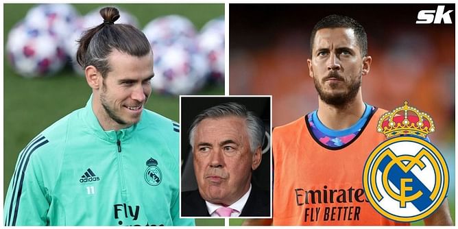 Gareth Bale caught laughing at Eden Hazard for substitution snub as Real Madrid crash out of Copa del Rey