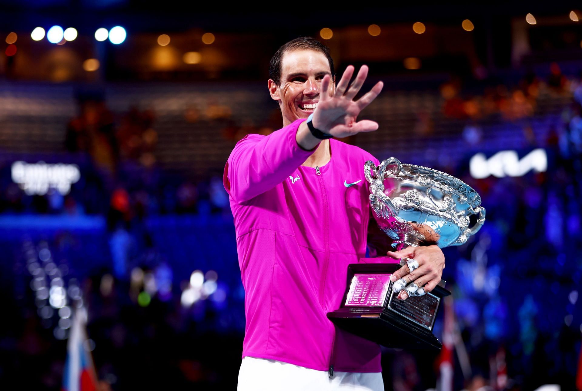 The Spaniard won his 21st Grand Slam at the Australian Open