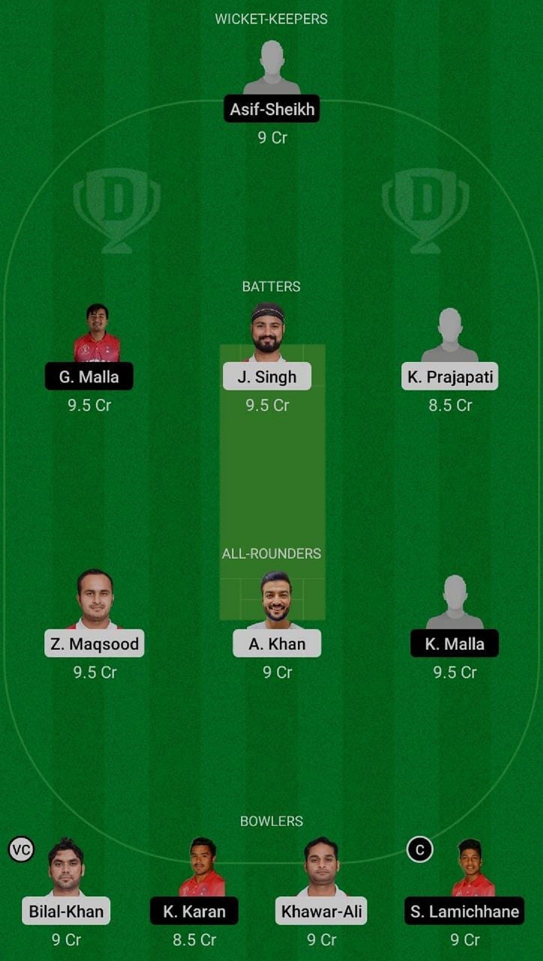 OMN vs NEP Dream11 Fantasy Suggestion #2