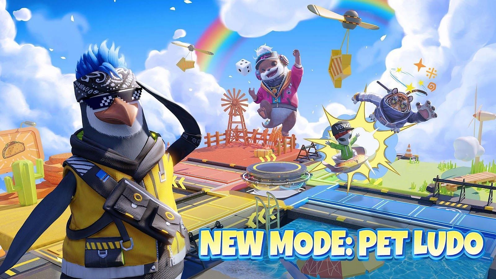 New Mode: Pet Ludo anchored by four of Free Fire&rsquo;s favorite pets &ndash; Mr. Waggor, Moony, Sensei Tig, and Ottero