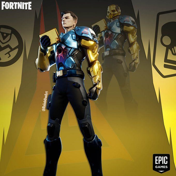Concept art shows Fortnite's Midas joining hands with The Seven, leaves