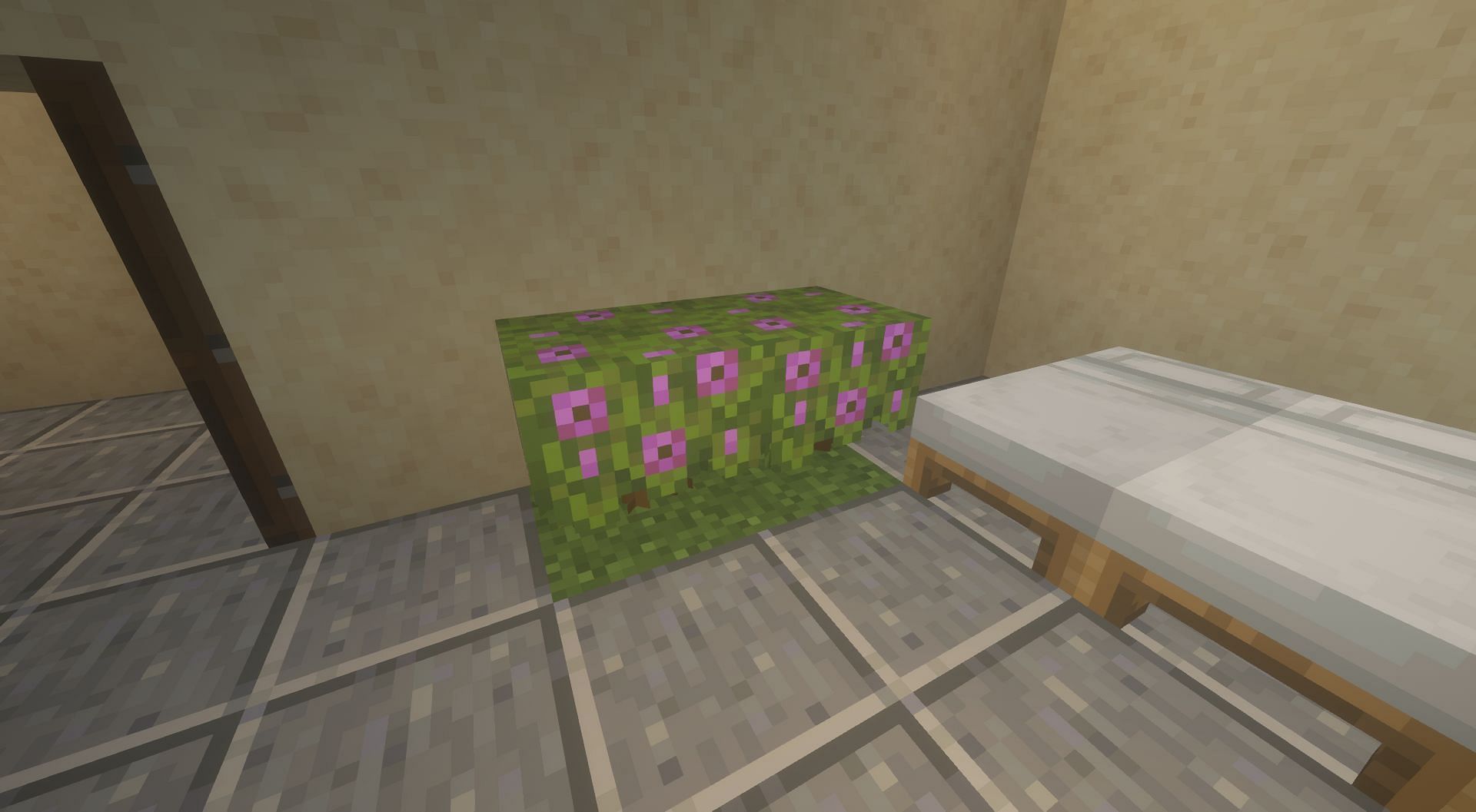 Flowering Azalea bushes (Image via Minecraft)