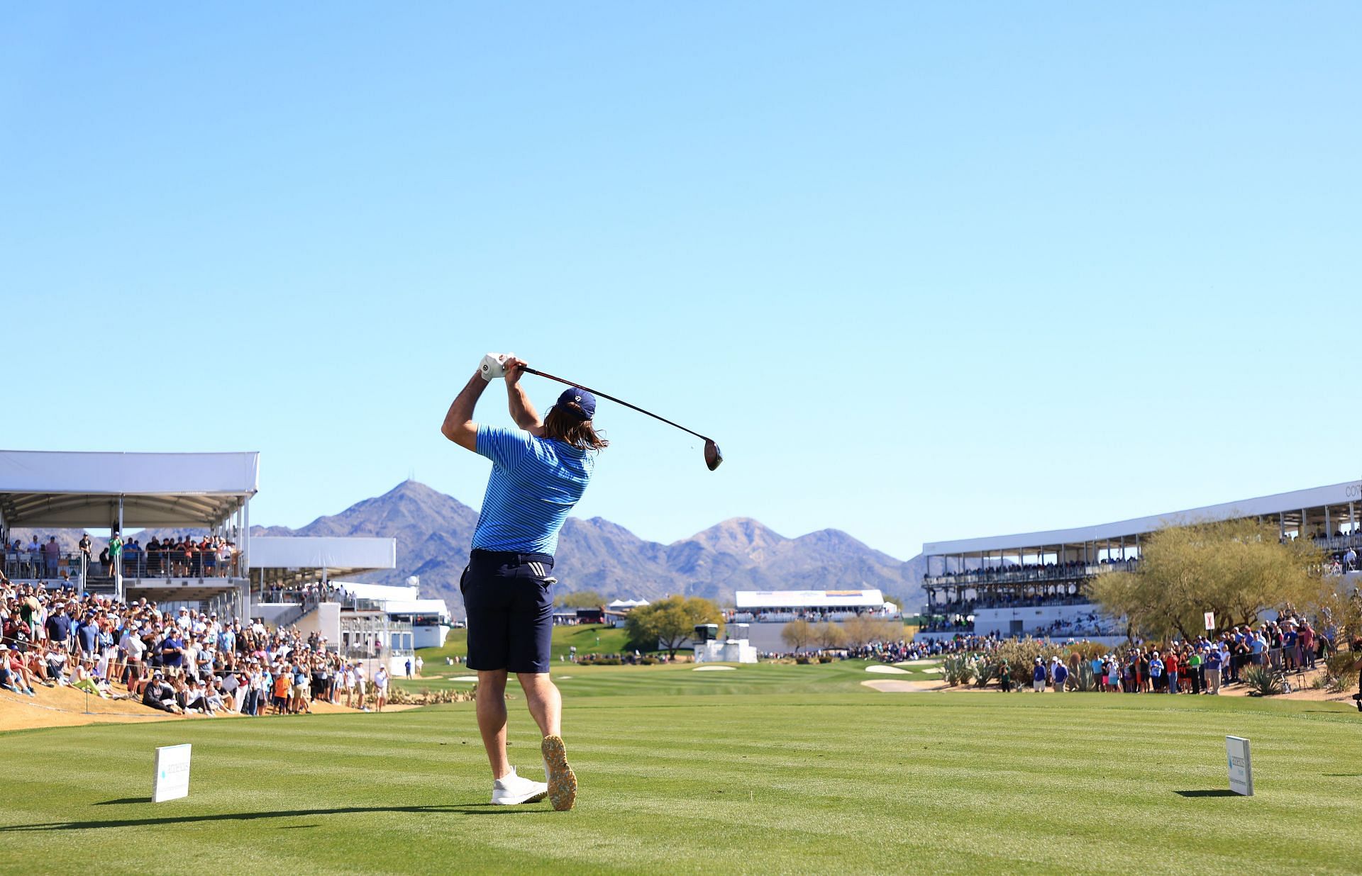 Aaron Rodgers at the WM Phoenix Open