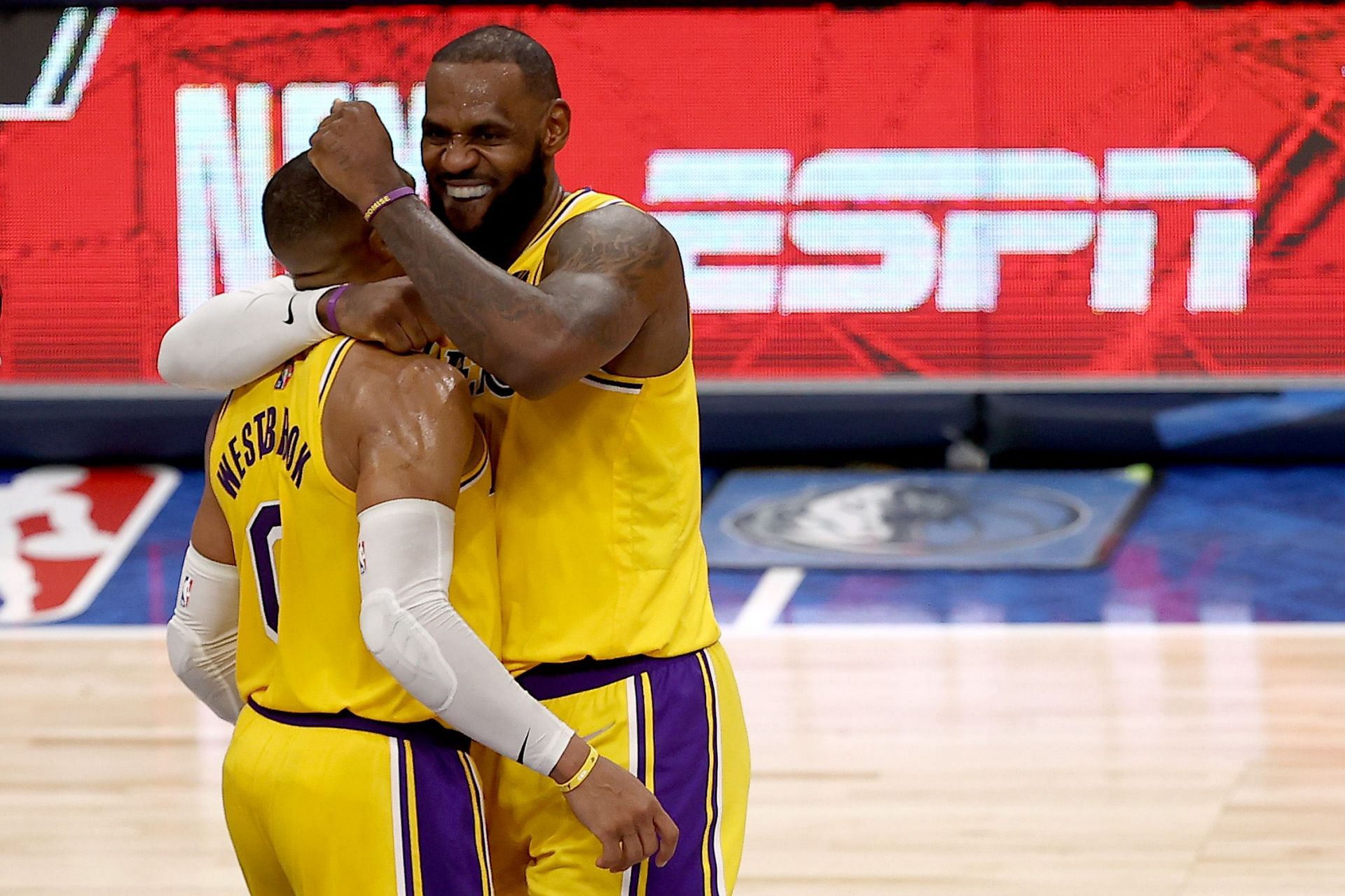 LeBron James and Russell Westbrook were a part of the LA Lakers&#039; victory against the New York Knicks
