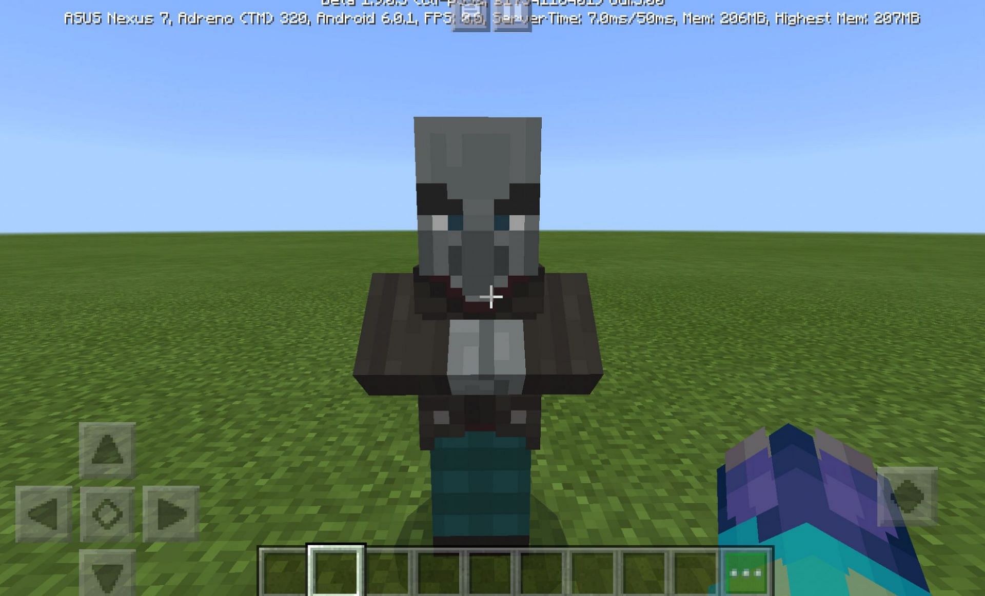 A Vindicator can be pacified (Image via Mojang)