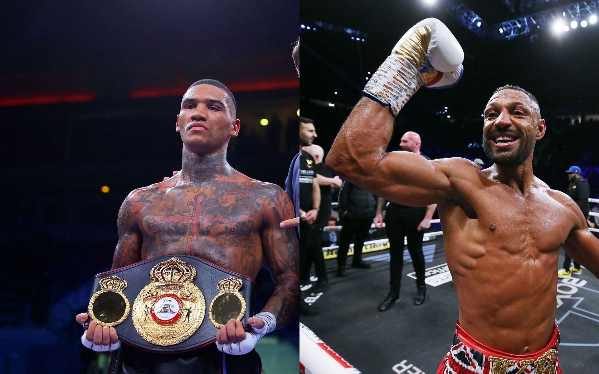 Conor Benn (L) would like to fight Kell Brook (R) next