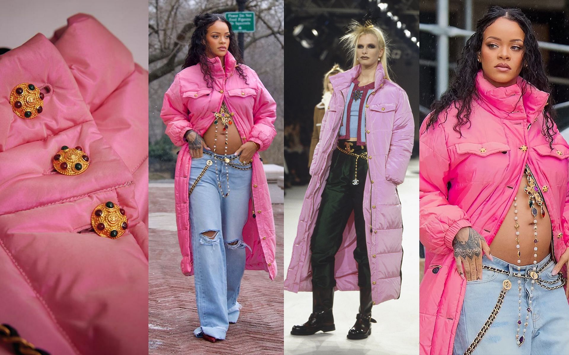 Rihanna's pregnancy announcement pink Chanel jacket: Auction