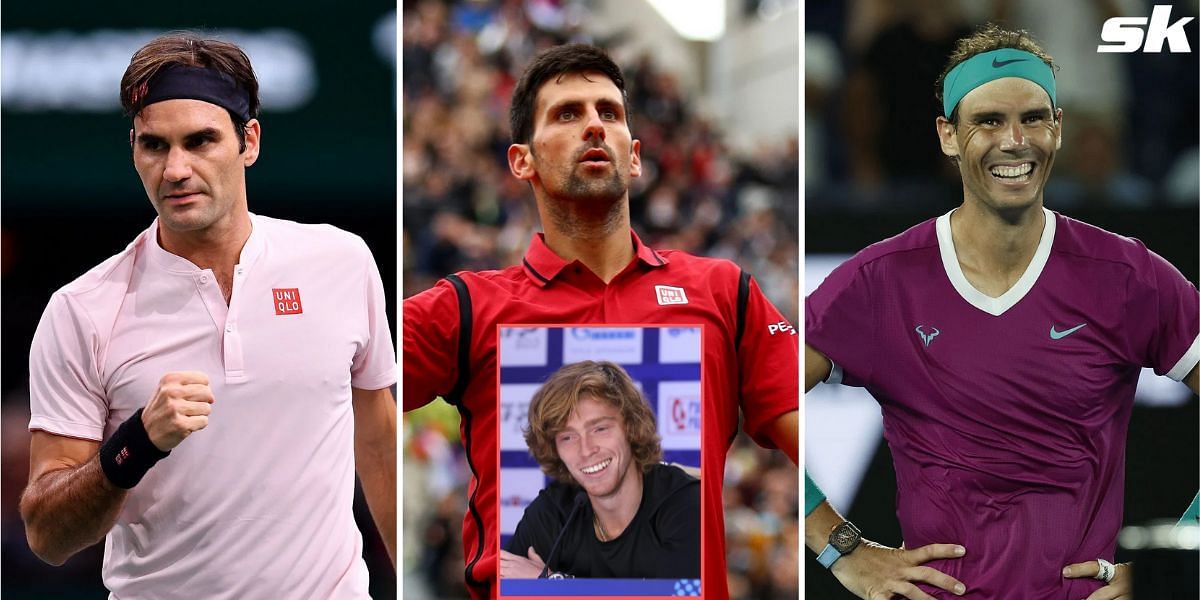 Andrey Rublev lavished praise on the Big 3 for everything they have done for the game in recent years