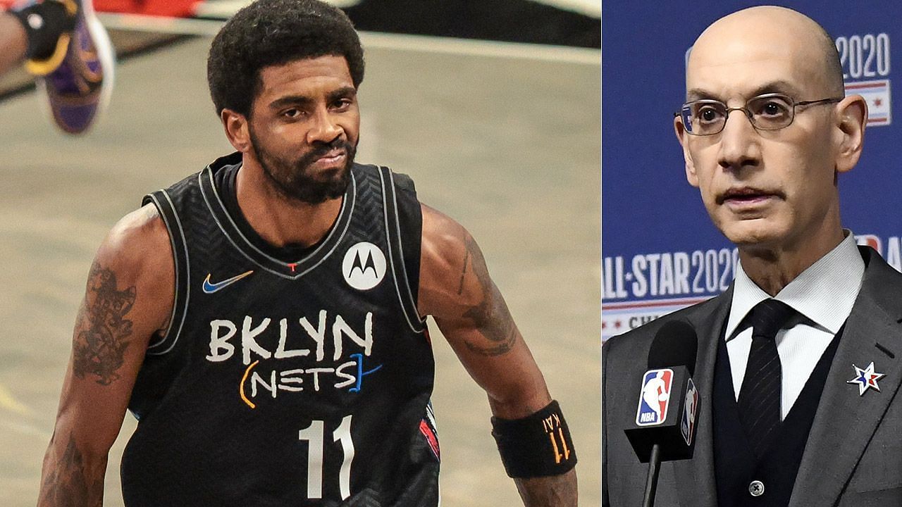 Commissioner Adam Silver made a surprising appearance on Get Up to take note of the oddity of the NYC rules preventing Kyrie Irving's appearance in home games. [Photo: Fox News]