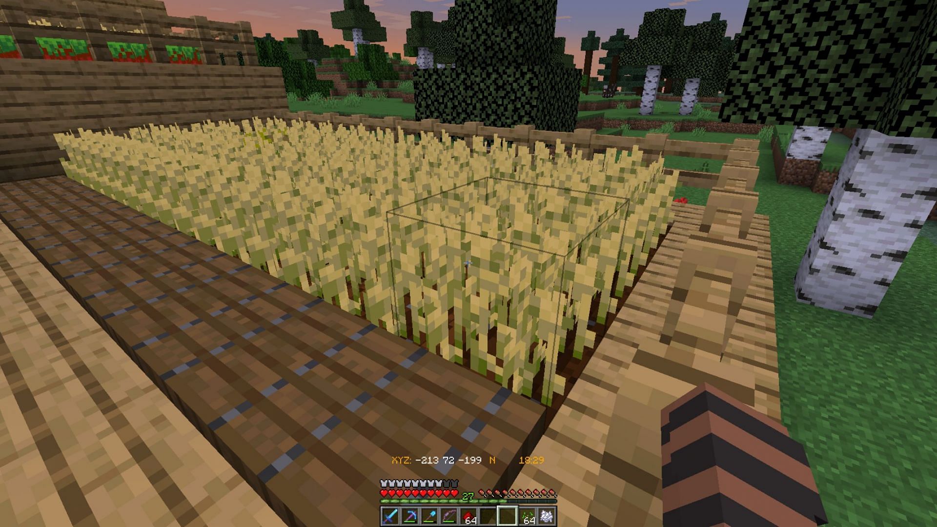 A small-scale wheat farm (Image via Reddit user Wlaadut16)
