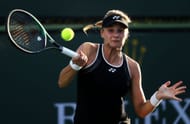 Dayana Yastremska in action at BNP Paribas Open