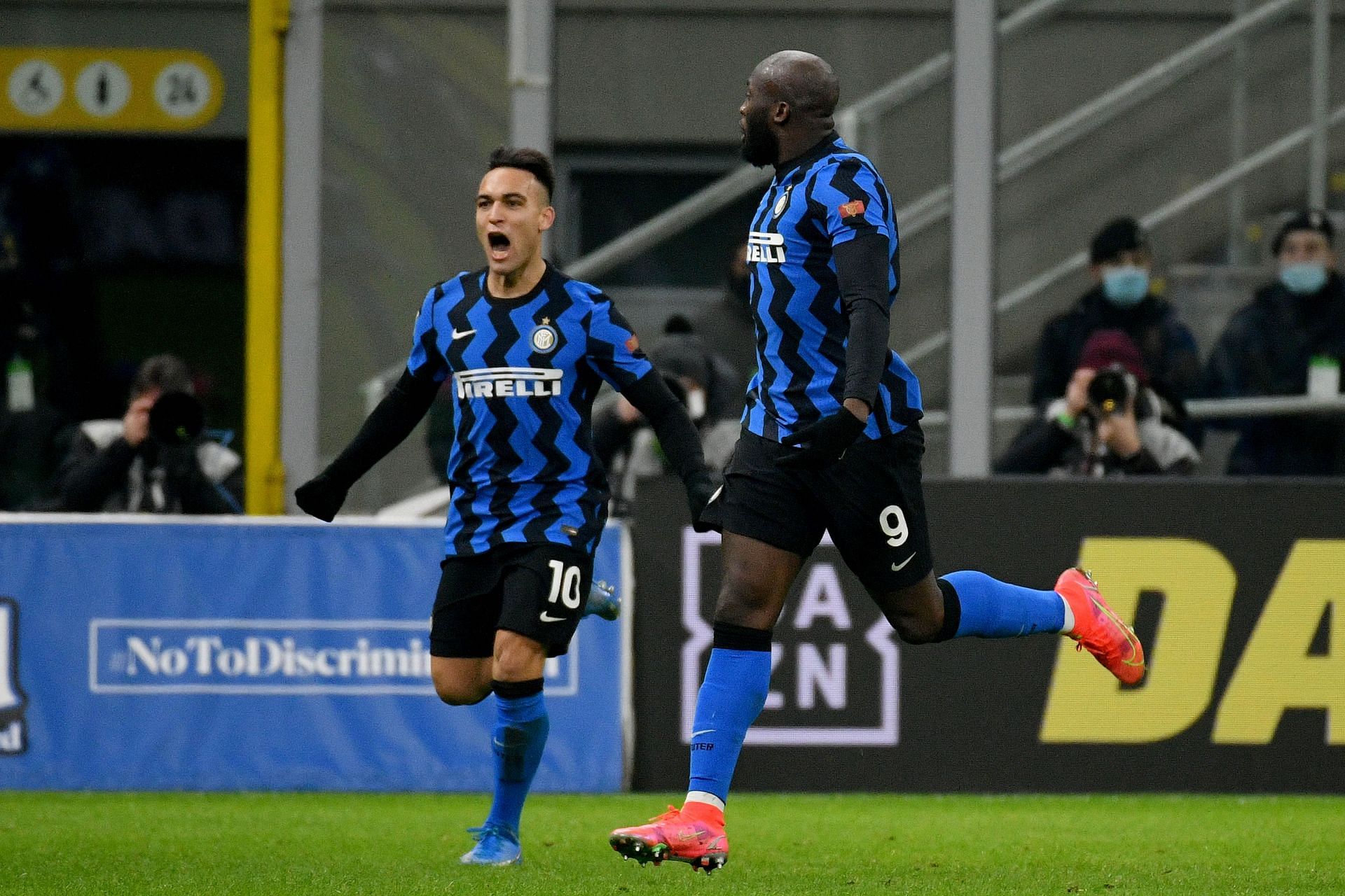 Lukaku and Martinez were a formidable strike force at Inter