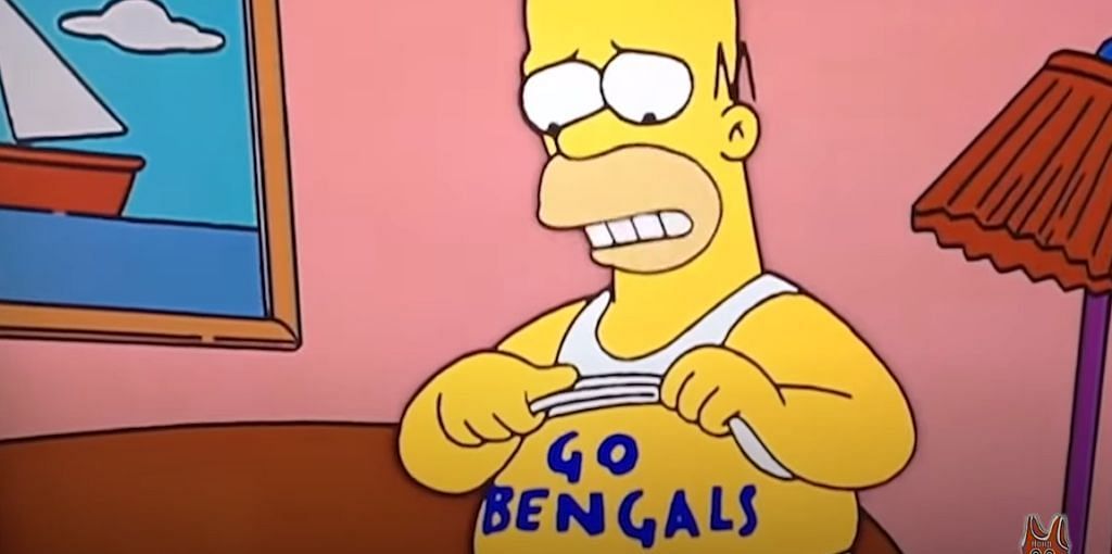 Homer Simpson as a Bengals fan | The Simpsons on Fox