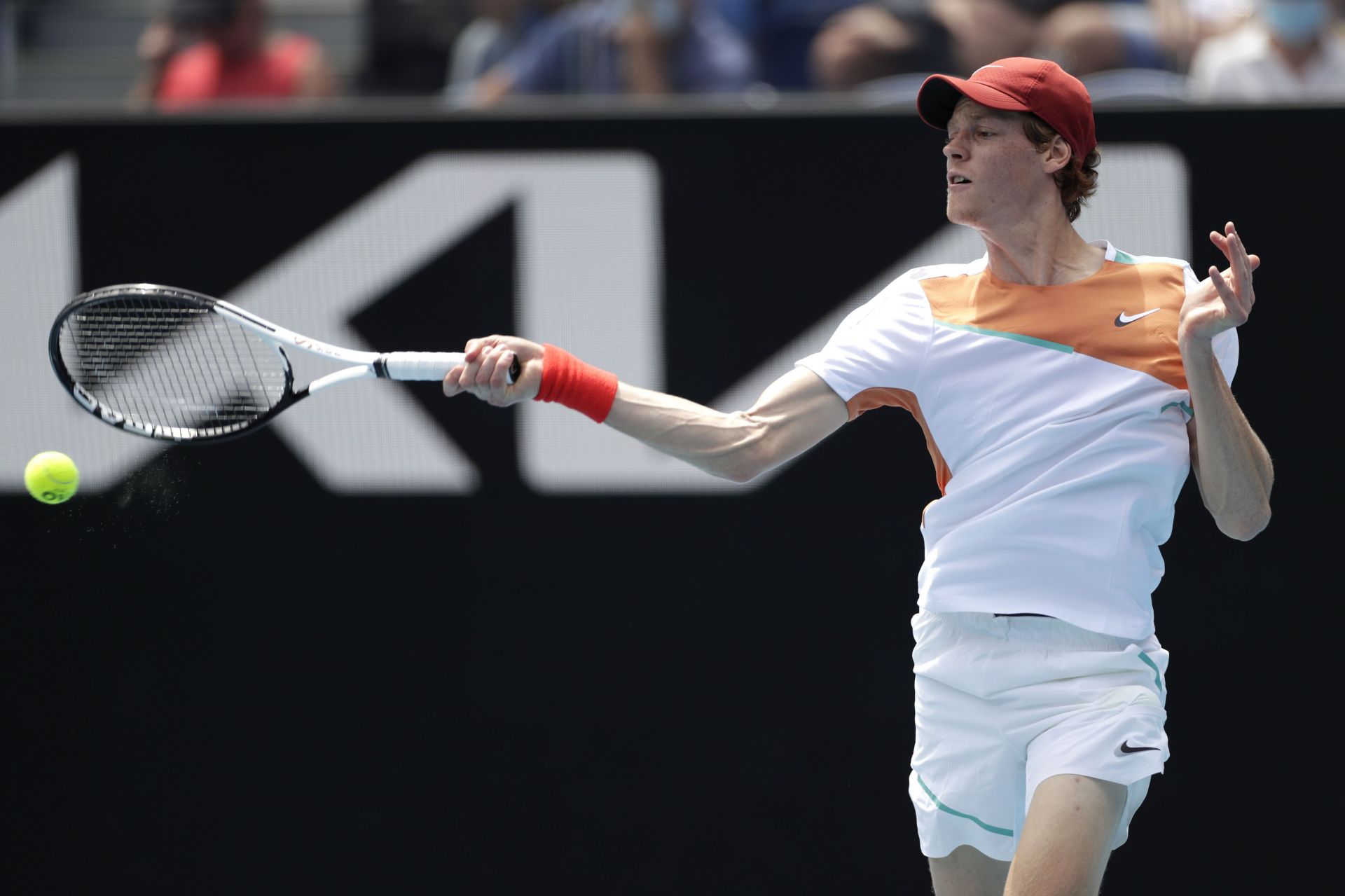 Jannik Sinner at the 2022 Australian Open