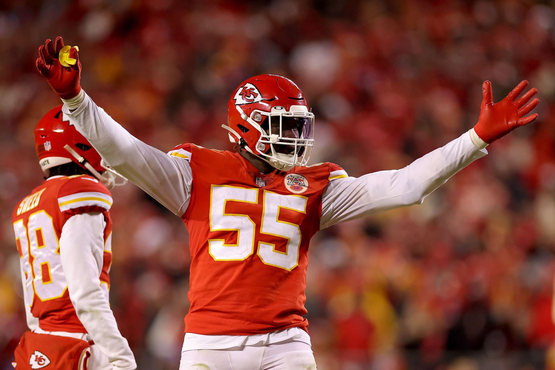 Kansas City Chiefs defensive end Frank Clark