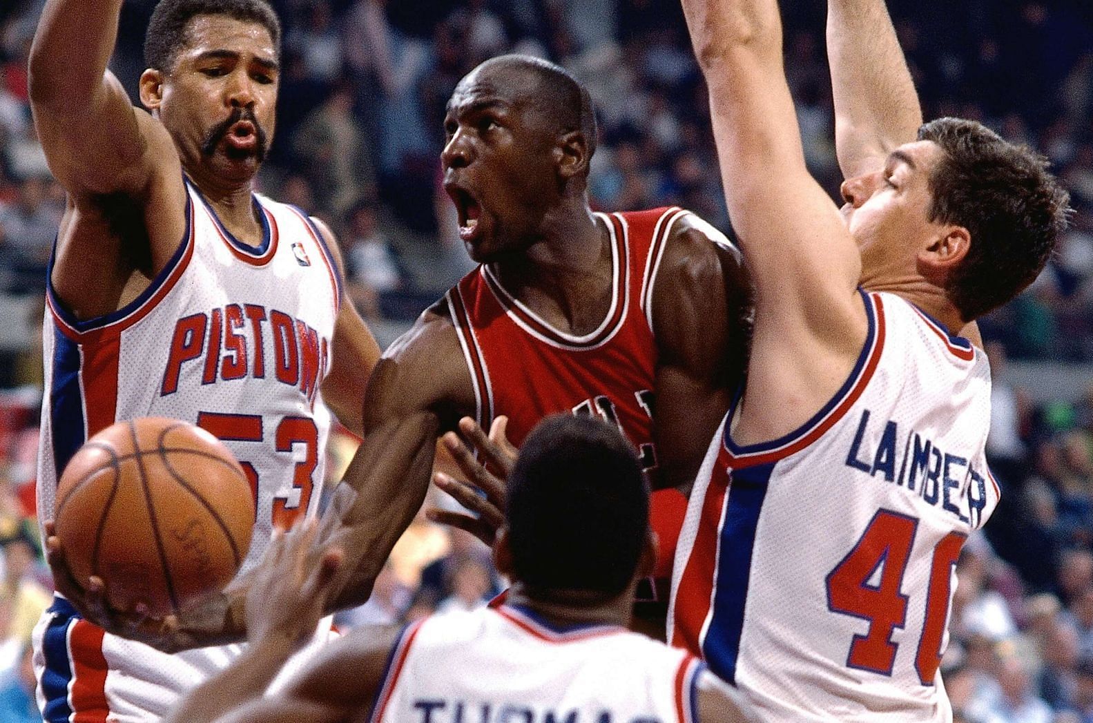 Michael Jordan a recipient of the &quot;Jordan Rules&quot; tactic