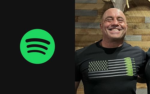 Joe Rogan apologizes amid N-word controversy (Images via Spotify, joerogan/Instagram)