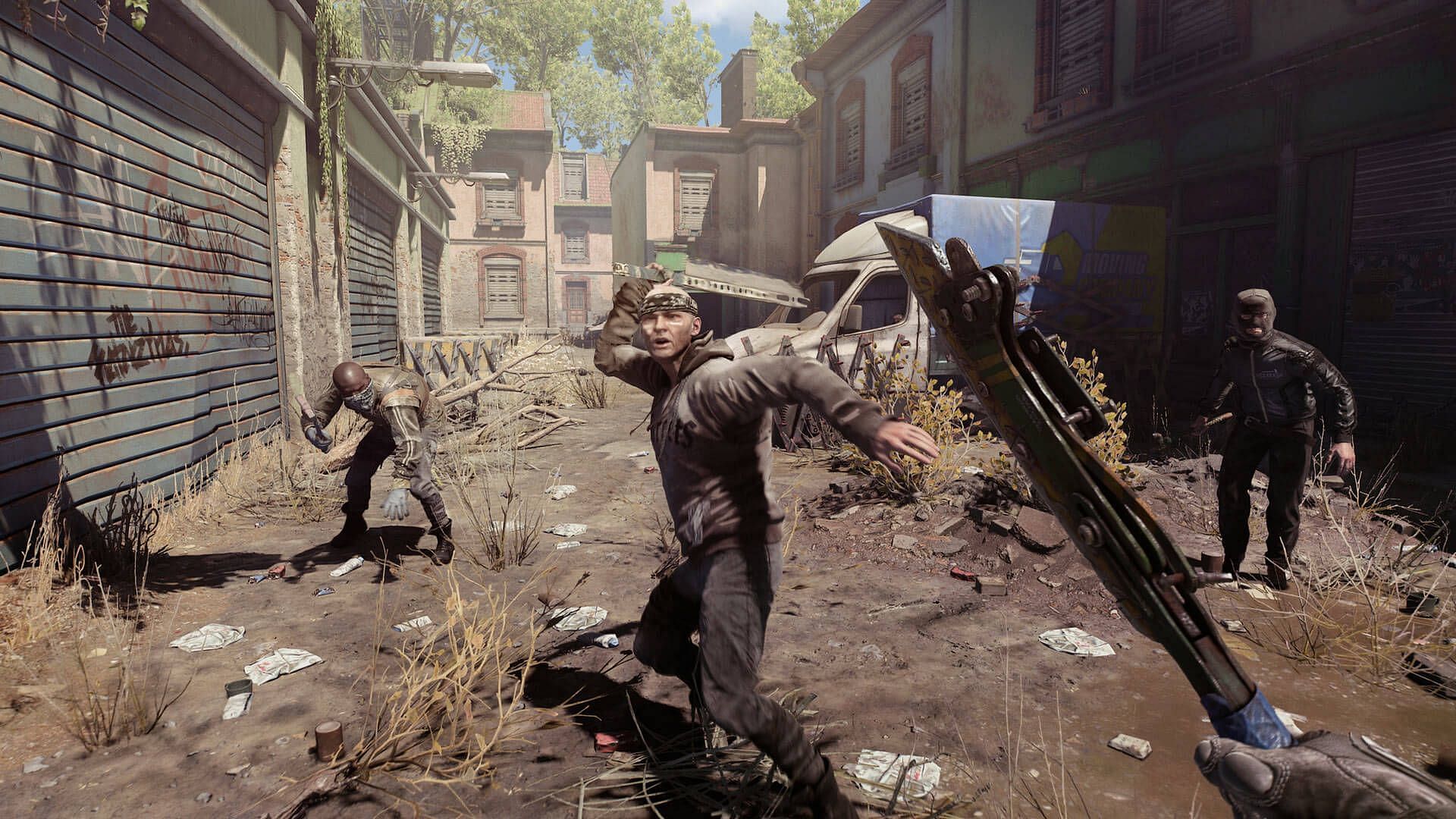 Players will be able to alter their weapons to gain an edge in combat (Image via Techland)