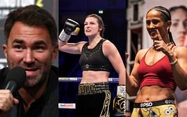 "I see this fight happening one, two, three times" - Eddie Hearn wants a Katie Taylor vs. Amanda Serrano rematch down the line