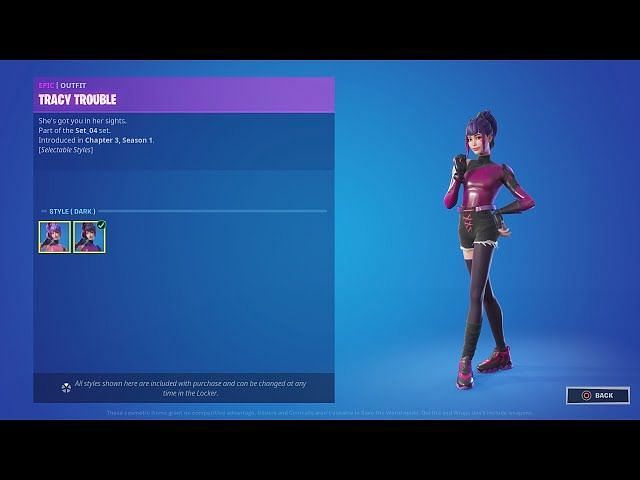 How To Get The Tracy Trouble Skin In Fortnite Chapter 3 Season 1