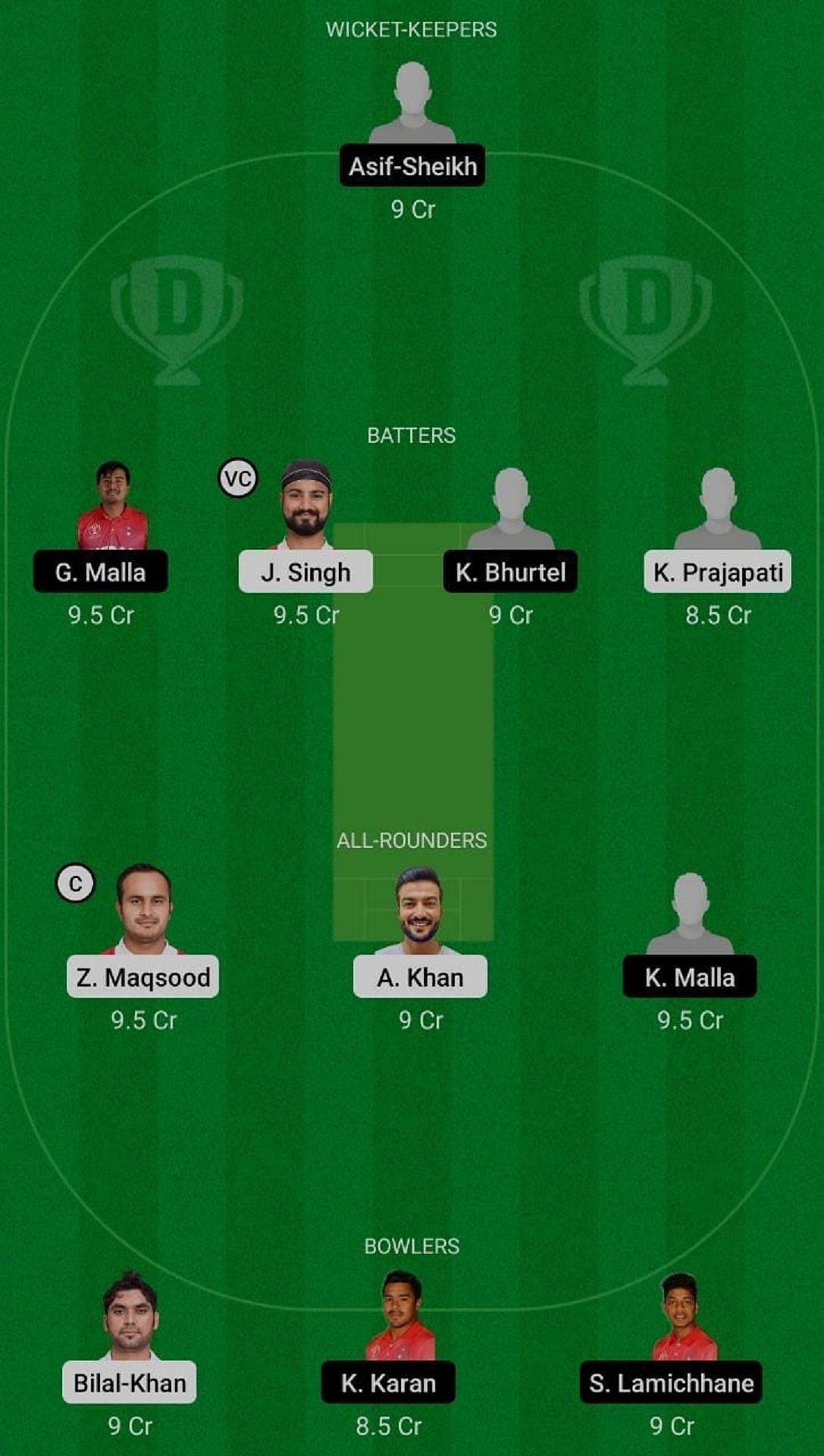 OMN vs NEP Dream11 Fantasy Suggestion #1